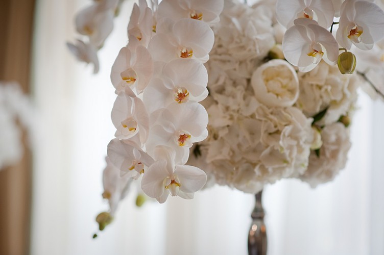 Claridges Wedding Flowers by Blooms and Bows