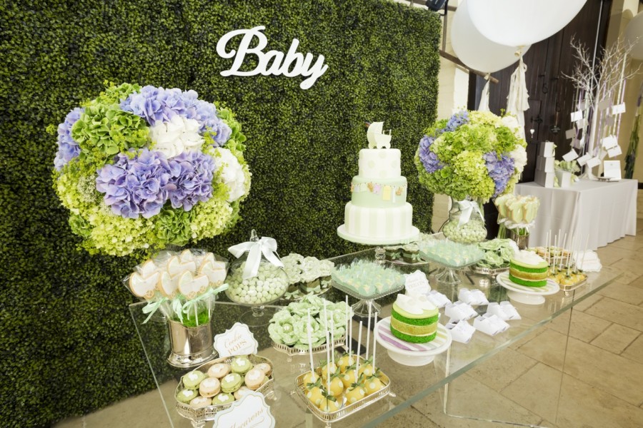 Kimberley Walsh Baby Shower Flowers by Blooms and Bows