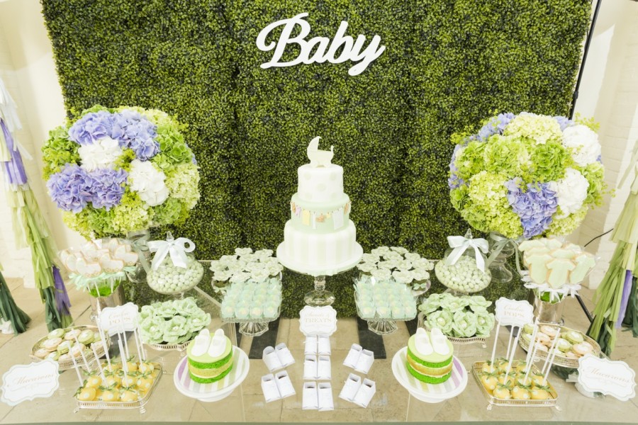 Kimberley Walsh Baby Shower Flowers by Blooms and Bows