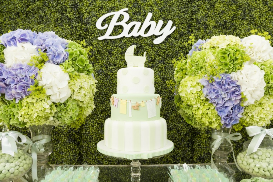Kimberley Walsh Baby Shower Flowers by Blooms and Bows