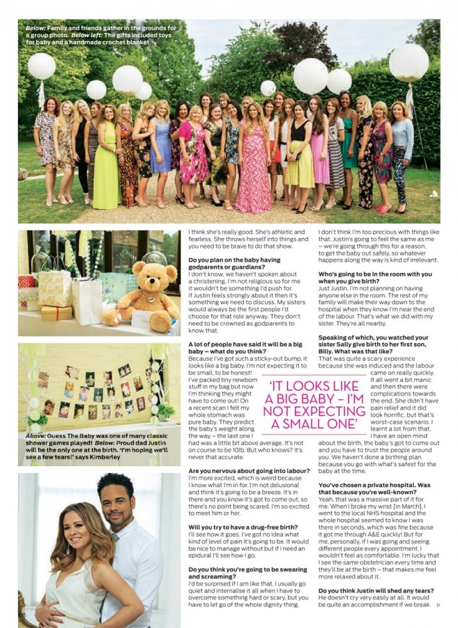 Kimberley Walsh Baby Shower in OK Magazine (6)