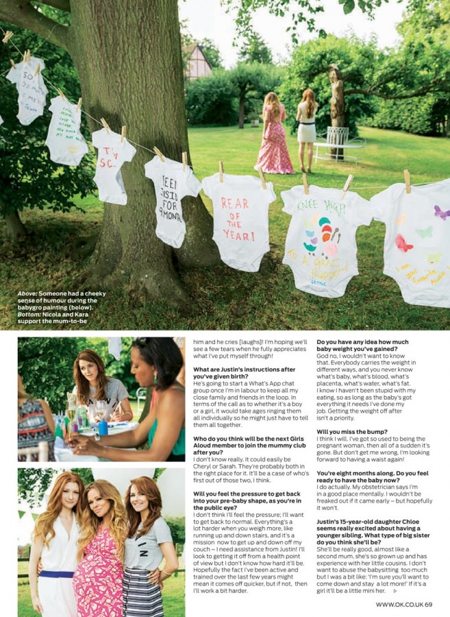 Kimberley Walsh Baby Shower in OK Magazine (8)